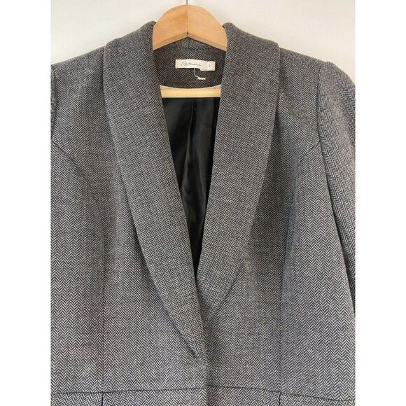 Reitmans Women's Dark Grey Charcoal Blazer Size M - Picture 4 of 11
